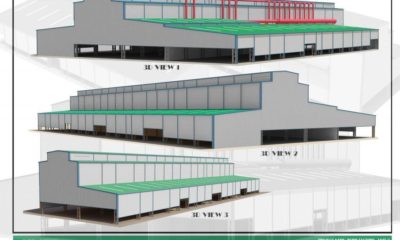 The design of the BANGLADESH - BSRM steel project - made by PEB Steel.