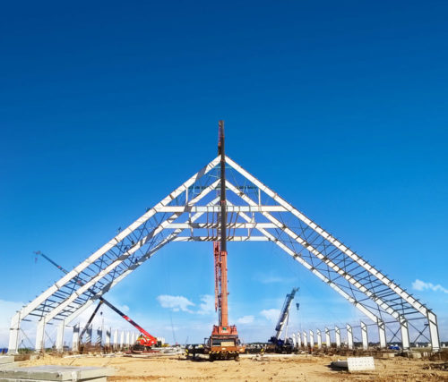 prefabricated steel building project - solusi bangunan struktur baja