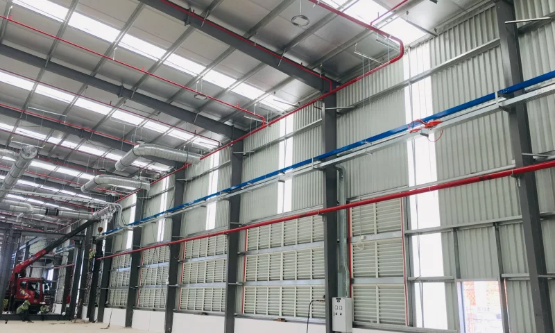 Ketahanan api saat memilih material baja.