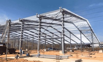Portal steel frame