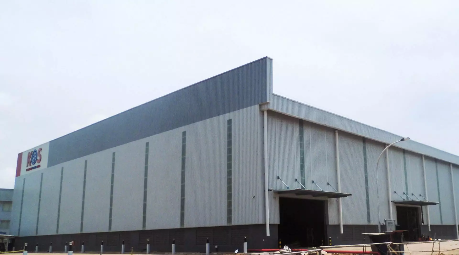 Prefabricated steel mill plant - bangunan struktur baja prefabrikasi