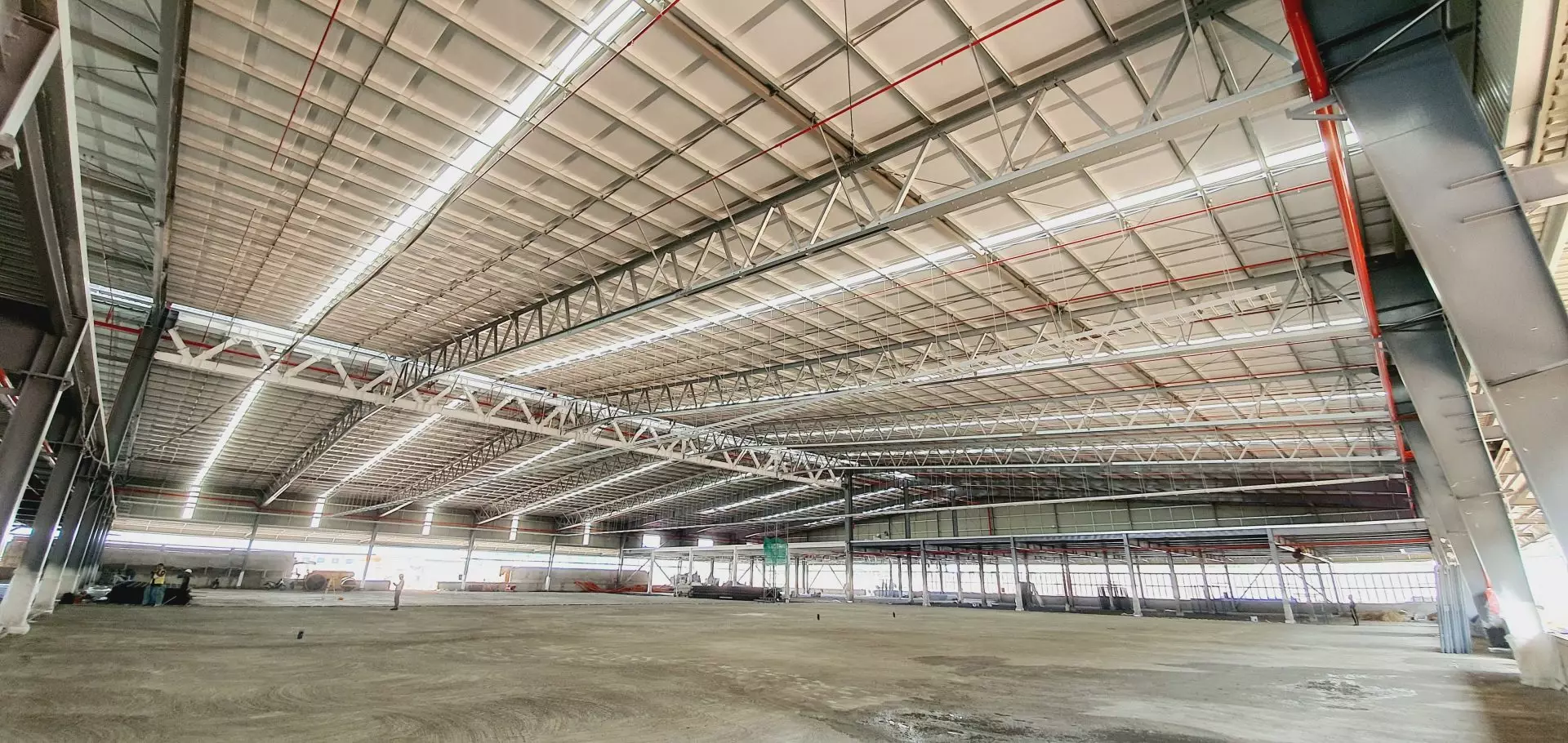 prefabricated steel building using PebHybrid - bangunan struktur baja
