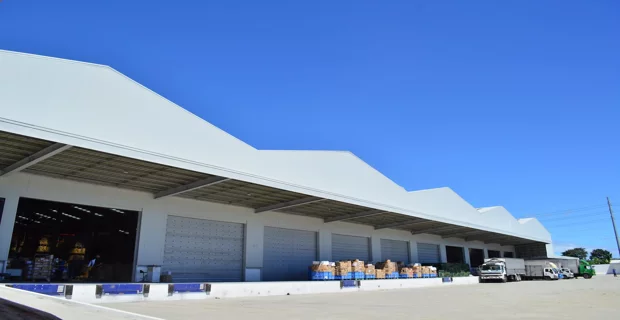 Canopy system for prefabricated steel building - bangunan struktur baja prefabrikasi