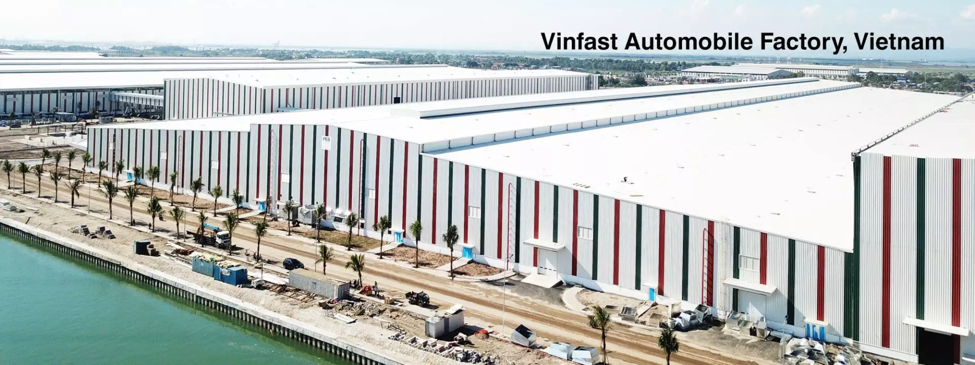 prefabricated steel building for Vinfast Automobile factory - solusi bangunan struktur baja untuk pabrik mobil Vinfast
